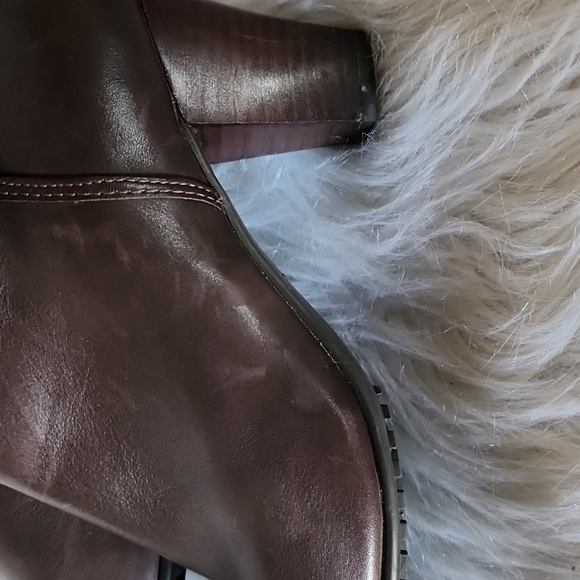 Clarks Tige DE Cuir Leather ankle Booties - Picture 5 of 17